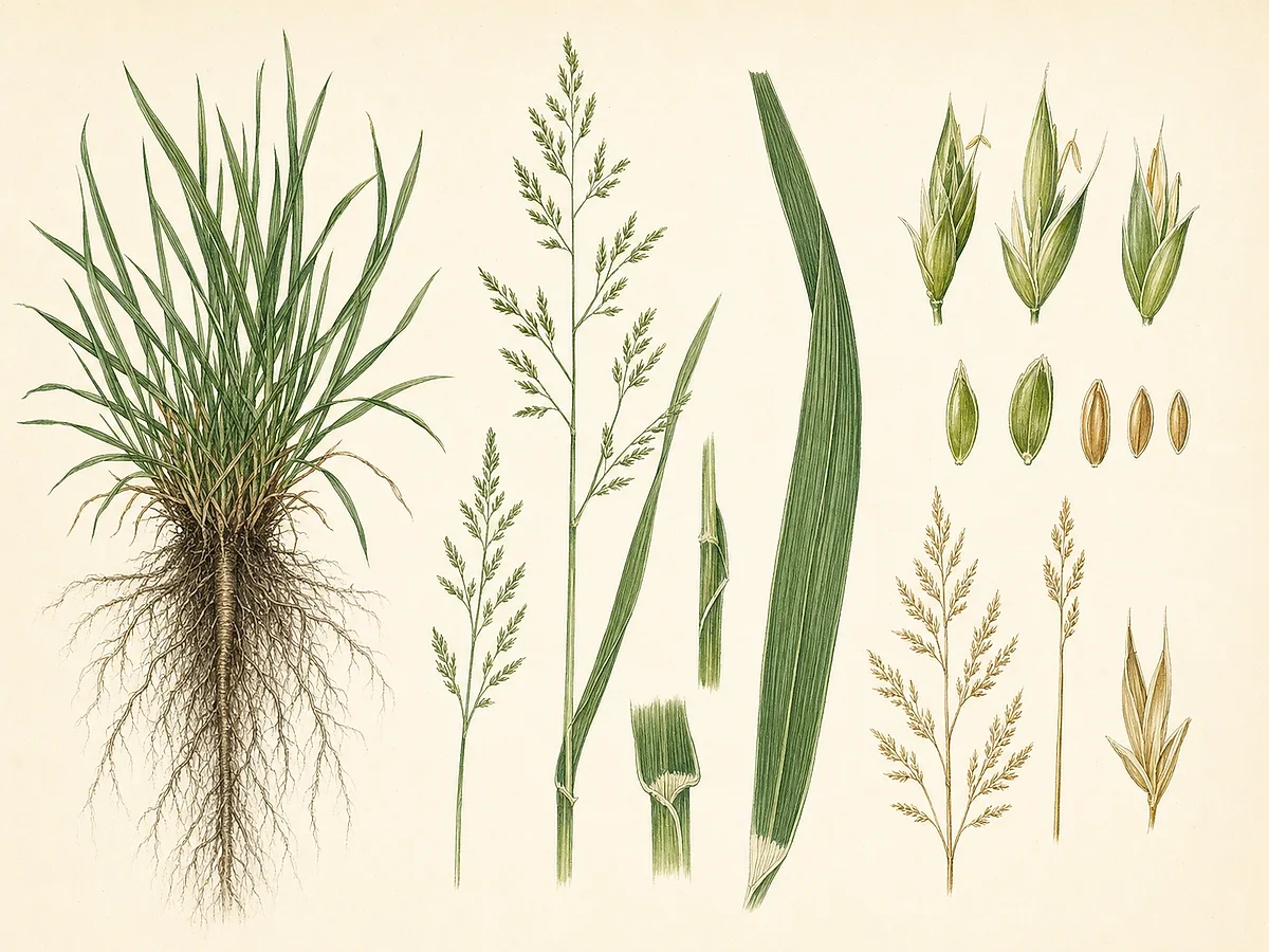 Imagem representativa da cultura Festuca-alta; não autentica a variedade Ability