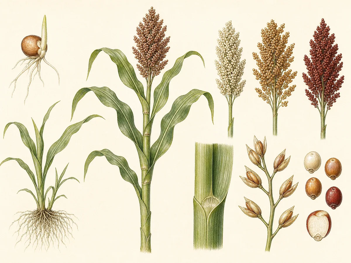 Imagem representativa da cultura Sorgo; não autentica a variedade EJ 7281