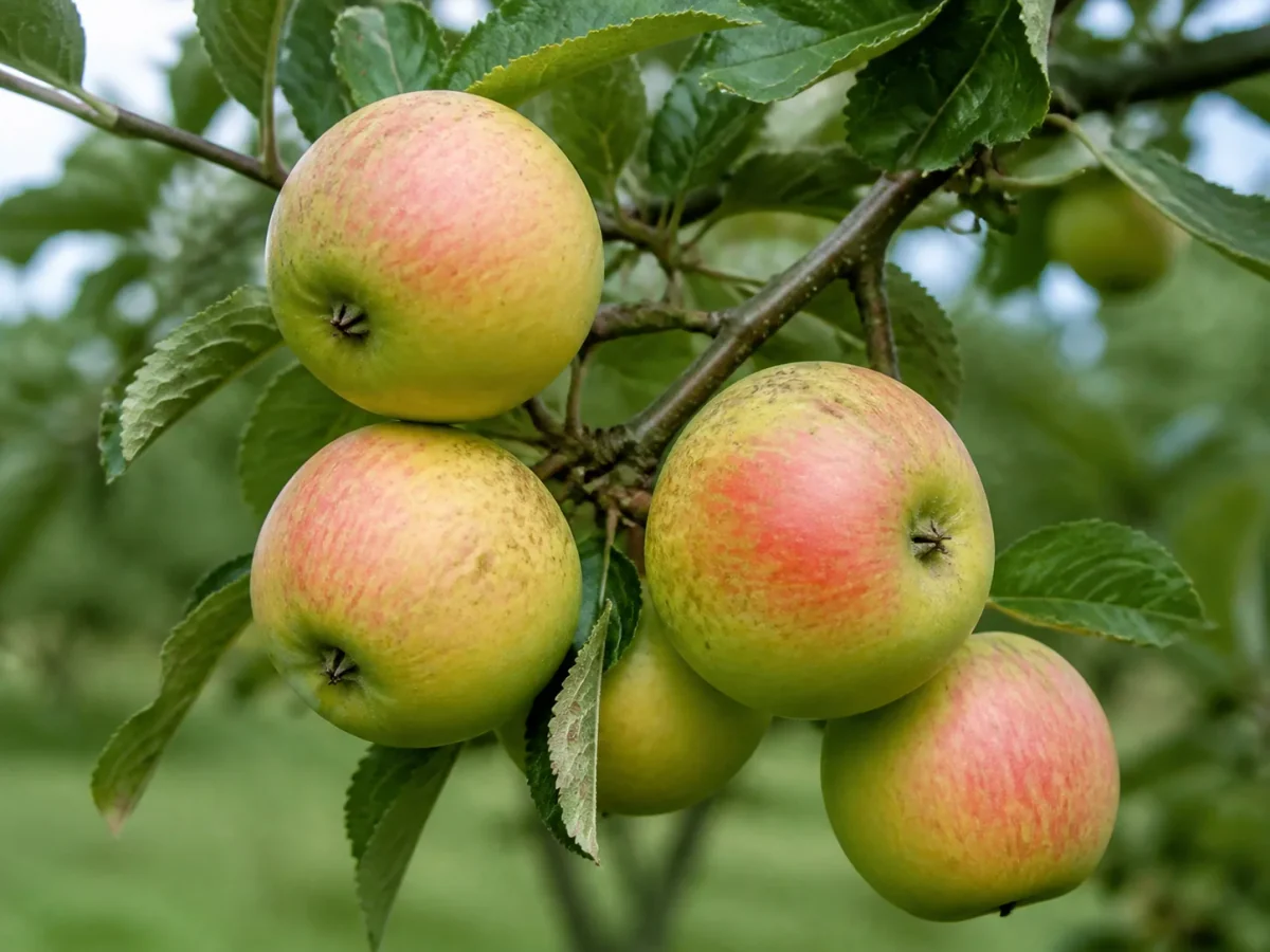 Prancha botânica complementar de Macieira ‘Casa Nova’ (Malus domestica Mill. ‘Casa Nova’) com caracteres de identificação e ciclo de vida