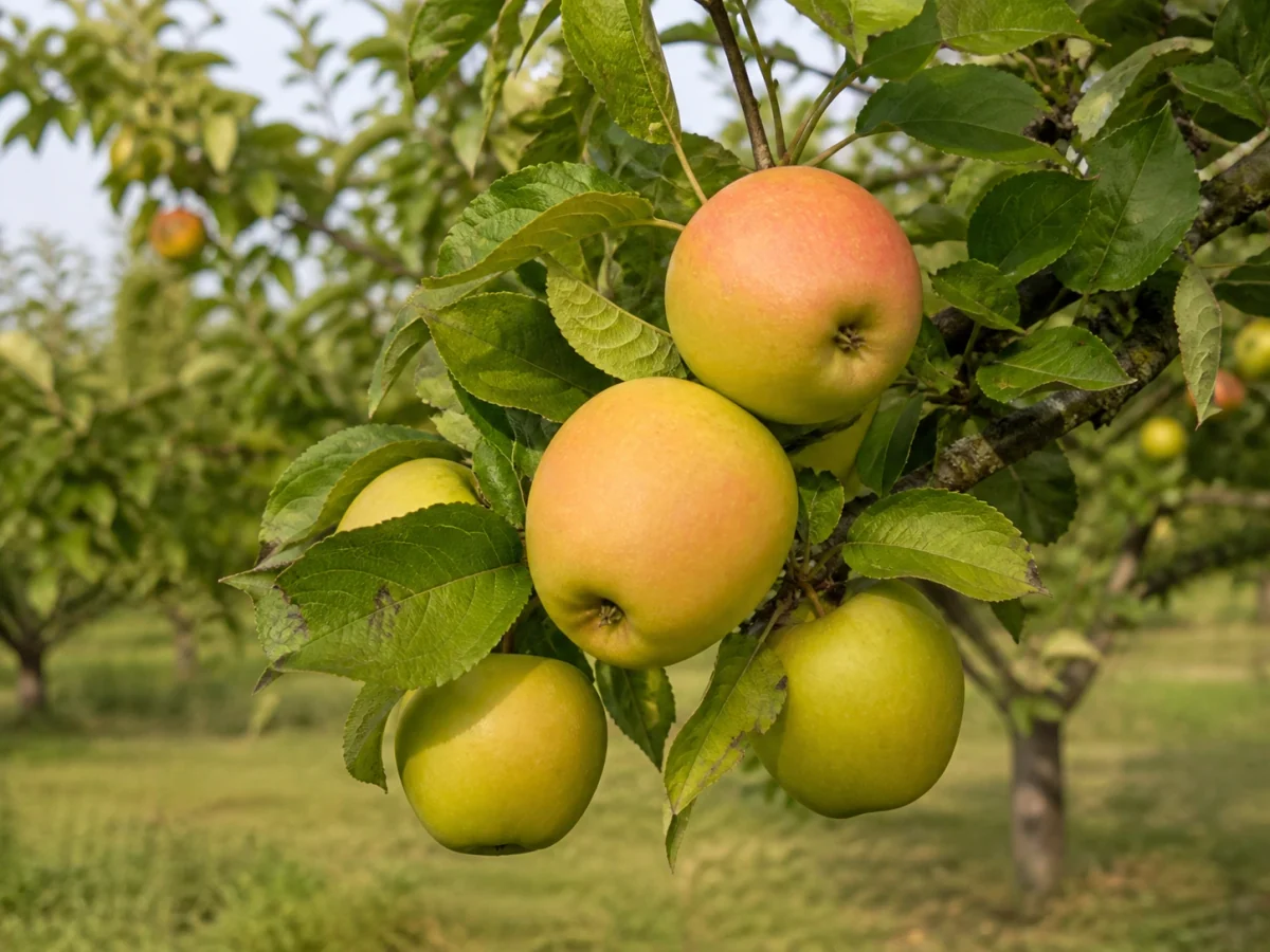 Prancha botânica complementar de Macieira ‘Pêro Pipo’ (Malus domestica Mill. ‘Pêro Pipo’) com caracteres de identificação e ciclo de vida