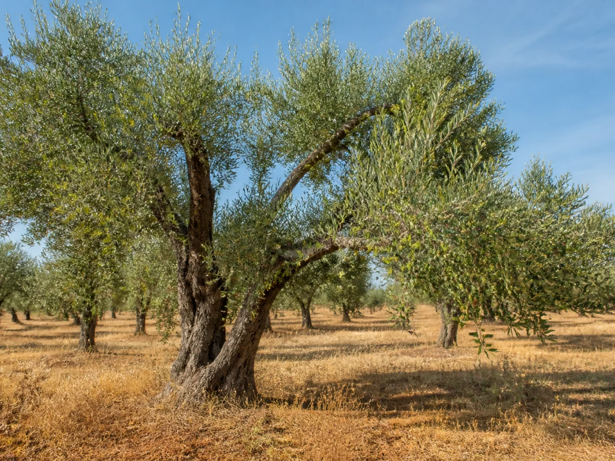 Prancha botânica complementar de Oliveira ‘Galego de Évora’ (Olea europaea L. ‘Galego de Évora’) com caracteres de identificação e ciclo de vida