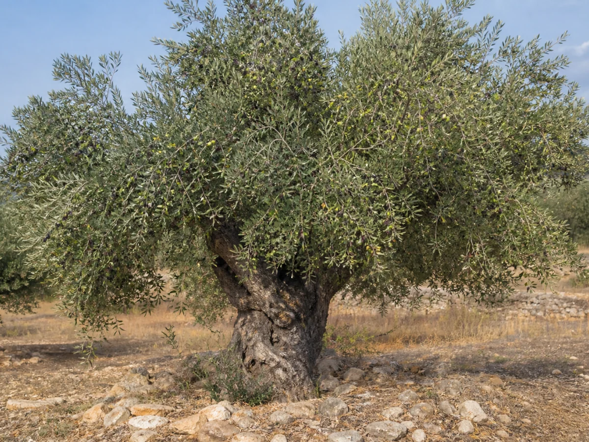 Prancha botânica complementar de Oliveira ‘Zimbreiro’ (Olea europaea L. ‘Zimbreiro’) com caracteres de identificação e ciclo de vida